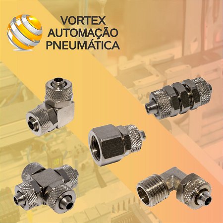Linha completa de Conexões Pneumáticas de compressão !!!