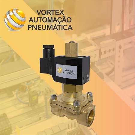 Válvula Solenóide Rosca 1/2" Bsp NORMAL ABERTA P/ Até 80°c - 220V