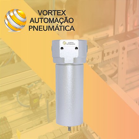 Filtro Para ar comprimido Alta Pressão Rosca 1/4 Bsp 35 Bar