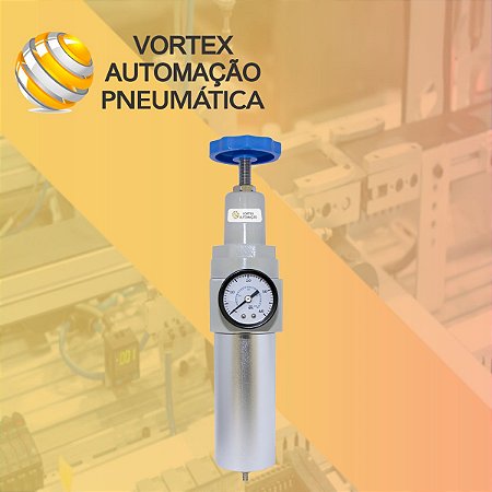 Filtro Regulador Para Alta Pressão Rosca 1/4 Bsp + Manômetro 35 Bar