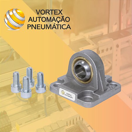 Articulação Traseira Macho Rotular para Cilindros Pneumático de Ø32 a Ø100mm