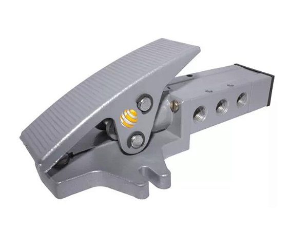 Válvula Pneumática Pedal 5/3 Vias Centro Fechado Mola 1/4
