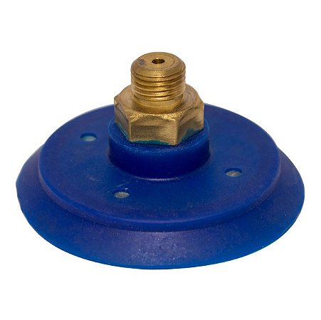 Ventosa plana em silicone 75mm ROSCA 1/4
