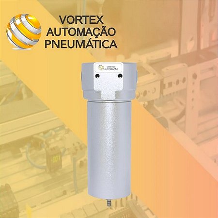 Filtro Para ar comprimido Alta Pressão Rosca 1/2 Bsp 35 Bar