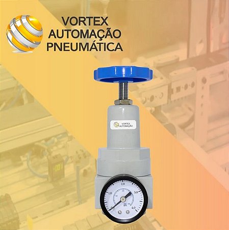 Regulador Para Alta Pressão Rosca 1/2 Bsp + Manômetro 35 Bar