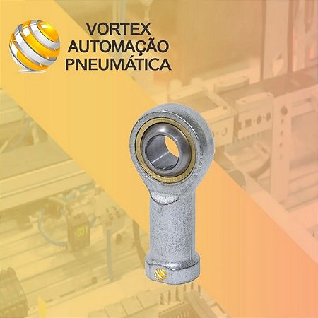 Ponteira Rotular / Rotula Rosca Femea P/ Cilindros pneumáticos Ø125 - M27 x 2