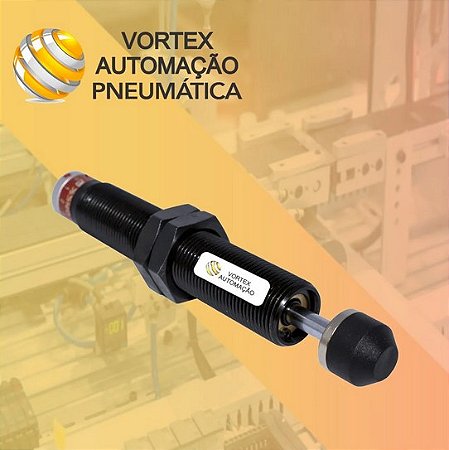 Amortecedor De Impacto Hidraulico sem Regulagem de amortecimento M14 X 16mm