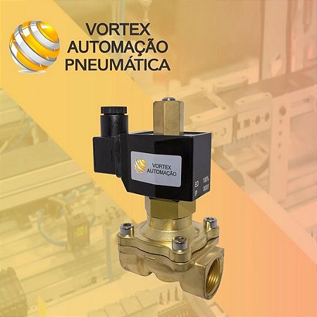 Válvula Solenóide Rosca 1.1/2" Bsp NORMAL ABERTA P/ Até 80°c - 220V