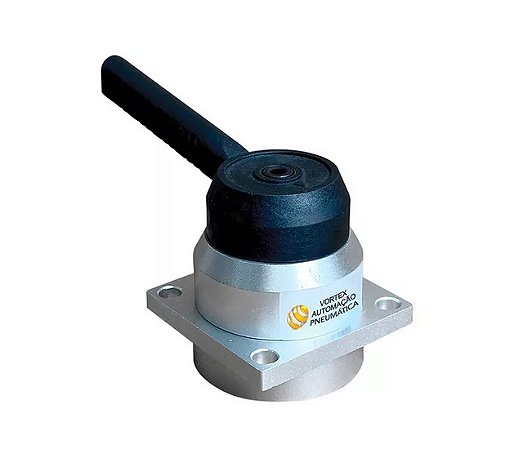Válvula Pneumática Rotativa 4/3 Vias Centro Fechado 1/4 Bsp