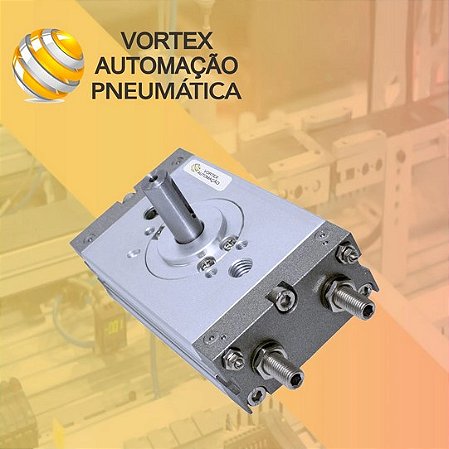 Atuador Rotativo / mesa rotativa de Pinhão e Cremalheira Modelo 20 - 180°