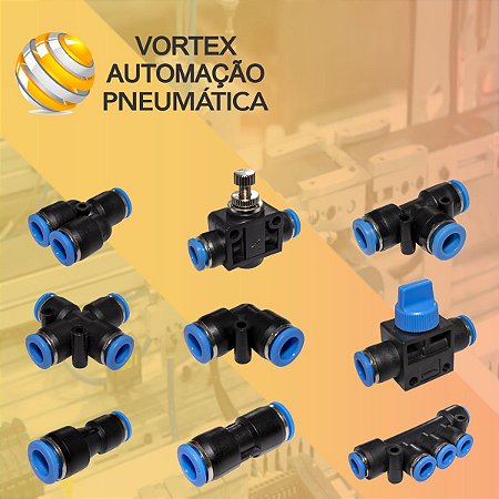 Linha completa de Conexões instantâneas Pneumáticas Emendas !!!!