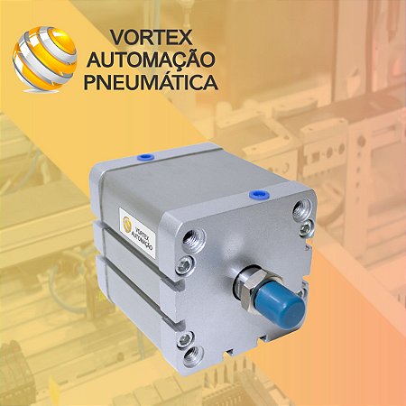 Cilindro Pneumático Compacto Iso Dupla Ação Ø40 X 50mm Curso