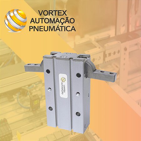 Garra / Pinça Angular Pneumática Dupla Ação Modelo 10D - 180°