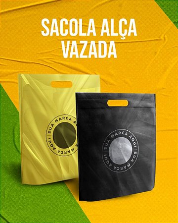 Sacola Plástica com Alça Vazada