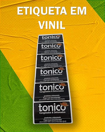 Etiqueta Adesiva em Vinil