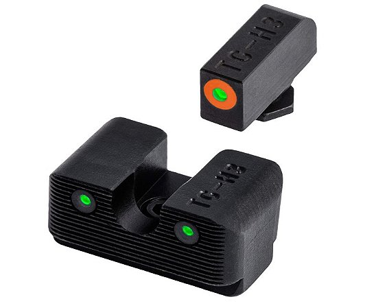 TruGlo - Tritium PRO Laranja - Glock 20, 21, 25, 29, 30, 31, 32, 37, 40 e 41