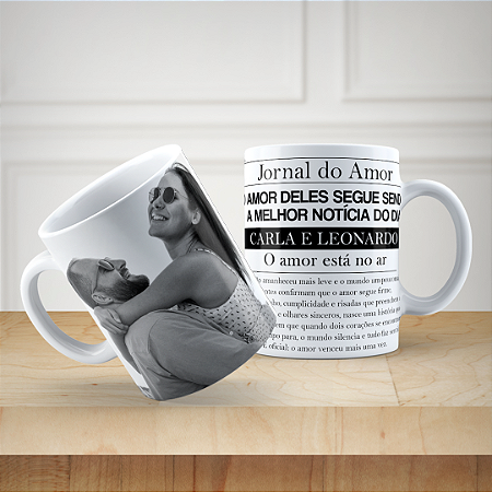 Caneca Jornal do amor
