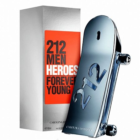 212 Men Heroes Eau de Toilette 90ml Masculino Carolina Herrera - DL Imports