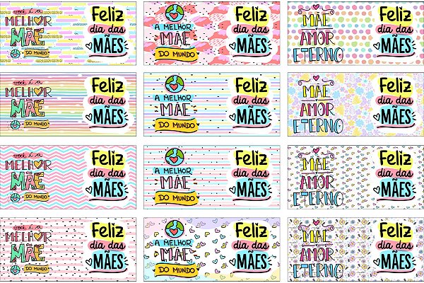 Arte para canecas Dia das Mães