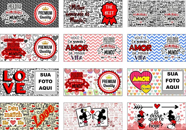 Artes para caneca Dia dos Namorados1