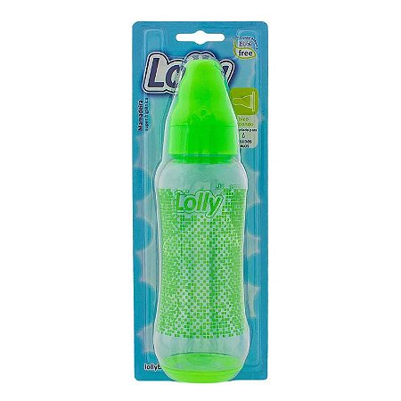 Lolly Mamadeira Verde Neon - 250ml