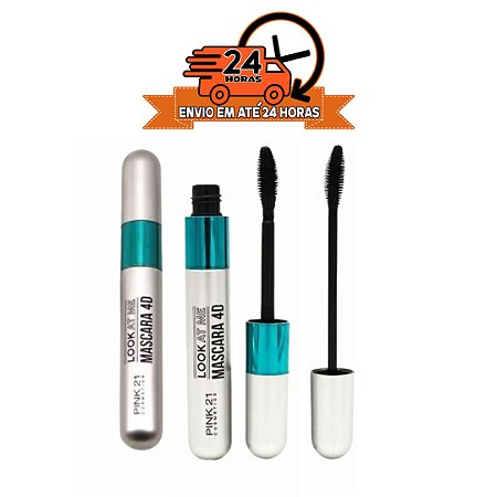 Máscaras Para Cílios 4D 2 Em 1 Prova D'água Rímel Longa Duração Pink21