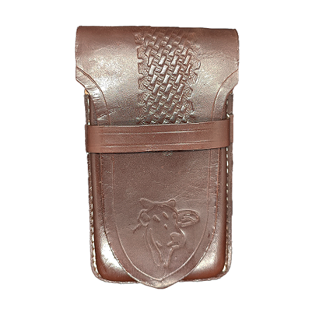 Capa Protetora de Celular em Couro Legítimo - Estilo Exclusivo