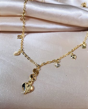 CHOKER LOV LOV FOLHEADA