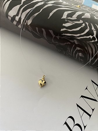 GARGANTILHA CHOKER FIO CORAÇÃO