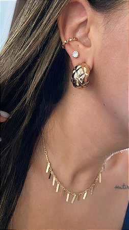 CHOKER ELEGANCE DOURADA