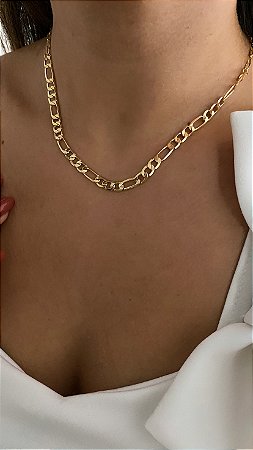 COLAR CHOKER CORRENTE- DOURADA