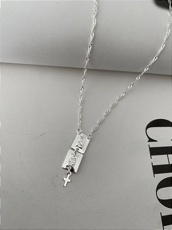 COLAR RELIGIOSO- PRATA 1000