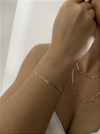 PULSEIRA DELICADA CORRENTE- DOURADA