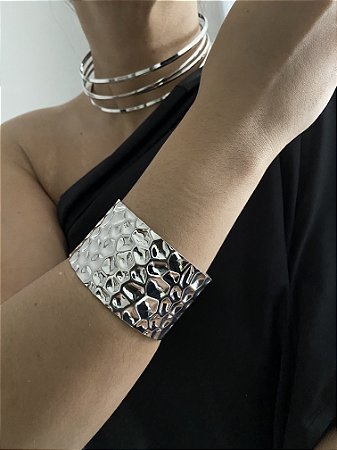 BRACELETE MAXI PRATEADO