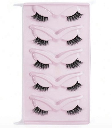 KIT 5 PARES CÍLIOS POSTIÇOS