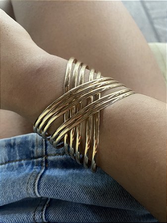 MAXI BRACELETE - DOURADO