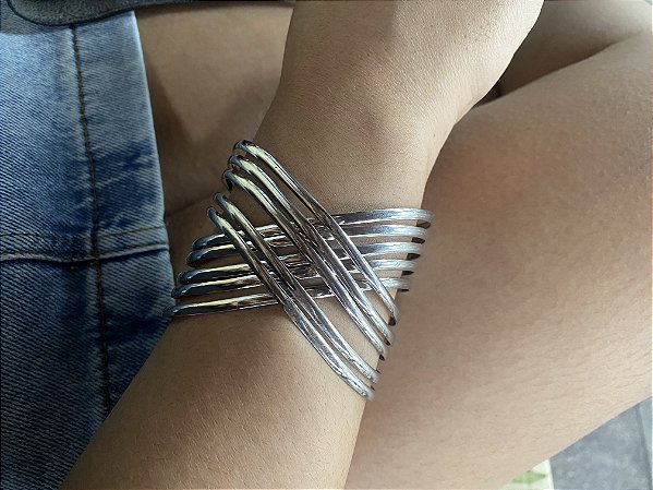 MAXI BRACELETE PRATEADO