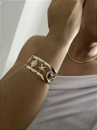 BRACELETE VERÃO DOURADO