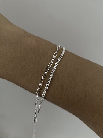 PULSEIRA DUPLA CORRENTE- PRATEADA