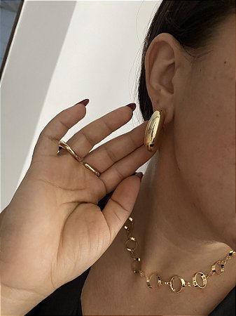 ARGOLAS TUBO DOURADA