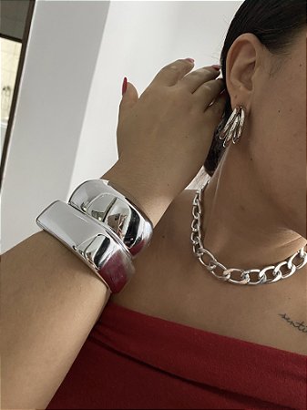 ARGOLAS TUBO 3 EM 1- TAM G- PRATEADA