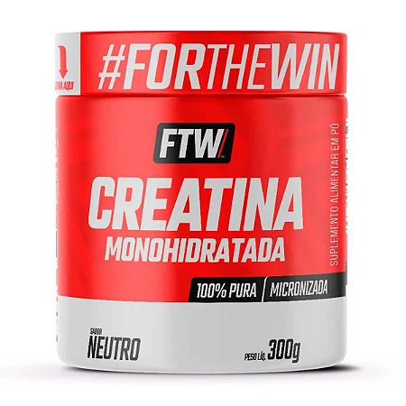 Creatina 100% Pura FTW micronizada 300g