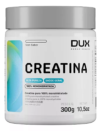 Creatina 100% pura Monohidratada Dux  300g