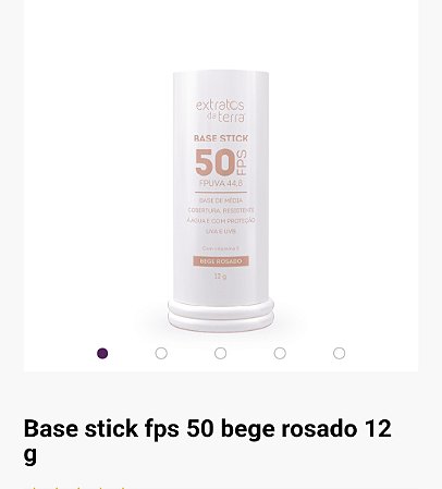Base Stick FPS 50 bege rosado 12 g