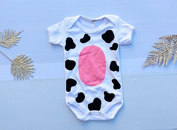 Body Tematico Bebe Vaquinha