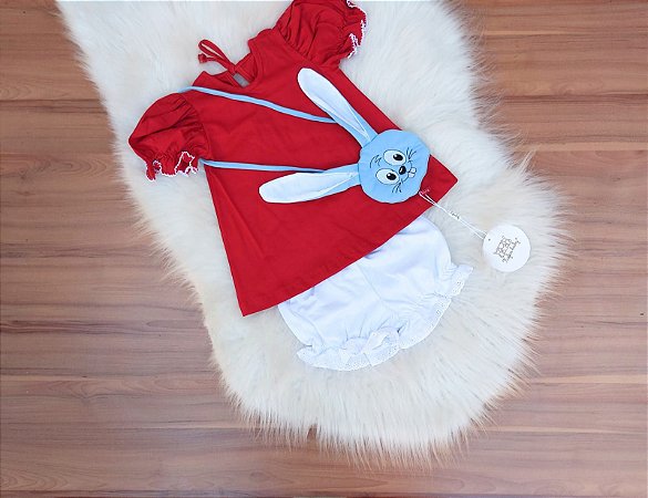Conjunto Monica 3 Peças Com Bolsinha
