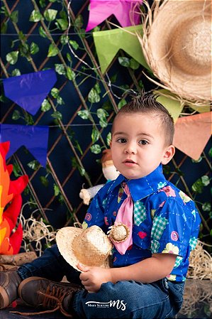 Camisa  Junina Menino