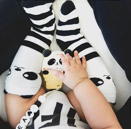 Meia Panda 3/4 Unissex