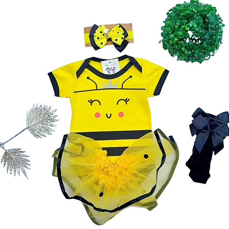 Body Abelhinha 3 Pcs