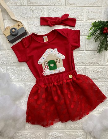 conjunto natal 3 Pcs luxo